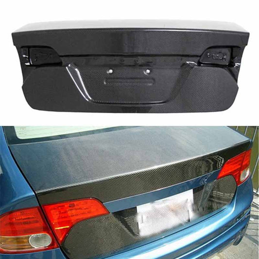 Honda Civic Sedan FA 4DR OEM Style Rear Trunk Lid 2006-2011 Kazento Carbon Parts