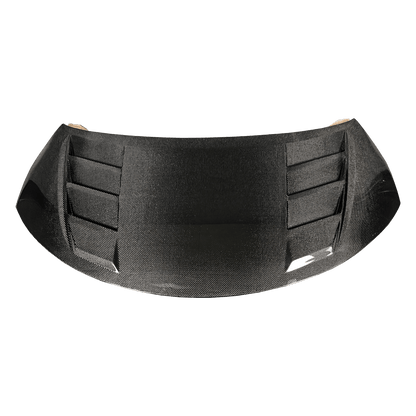 Honda Civic Type-R FK2 15-17 Double Side Carbon Front Vented Hood Kazento Carbon Parts Bonnets/Hoods Carbon Fiber (Double Side Carbon) FK2-HOOD-KZA-2CF