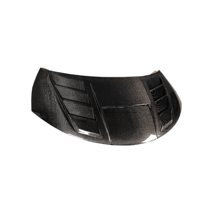 Honda Civic Type R FK2 Hatchback 15-17 Carbon Front Vented Hood Kazento Carbon Parts Bonnets/Hoods Carbon Fiber FK2-HOOD-KZB-CF