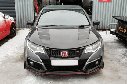 Honda Civic Type R FK2 Hatchback 15-17 Carbon Front Vented Hood