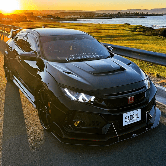 Honda Civic Type-R FK8 VRS Arising Style Vented Bonnet Hoods