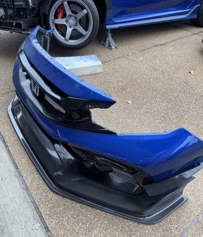 Honda Civic Type-R FK8 VRS-W Type Extension front lip 2017+