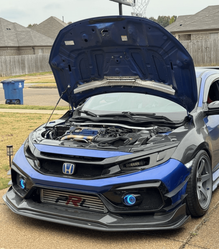 Honda Civic Type-R FK8 VRS-W Type Extension front lip 2017+