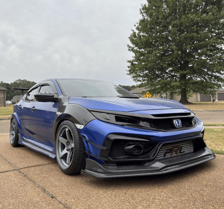 Honda Civic Type-R FK8 VRS-W Type Extension front lip 2017+