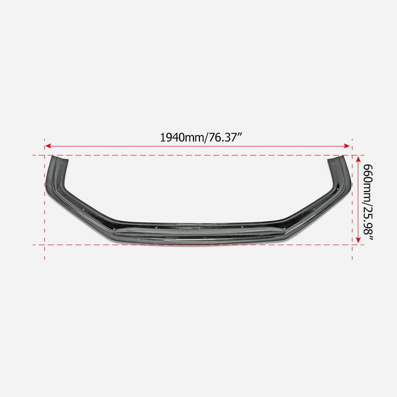 Honda Civic Type-R FK8 VRS-W Type Extension front lip 2017+