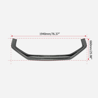 Honda Civic Type-R FK8 VRS-W Type Extension front lip 2017+