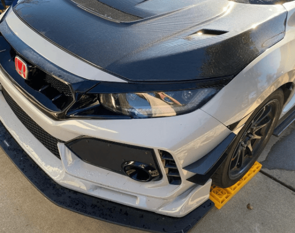 Honda Civic Type-R FK8 VRS-W Type Extension front lip 2017+