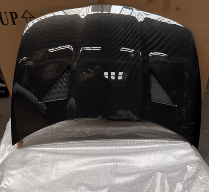 Honda Civic Type R FN2 07-11 MUG Style Carbon Front Hood Bonnet Kazento Carbon Parts Bonnets/Hoods Carbon Fiber FN2-HOOD-MUG-CF