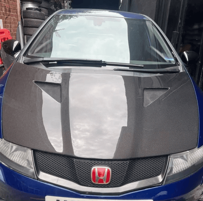 Honda Civic Type R FN2 MUGEN Style Vented Hood Bonnet 2007-2011