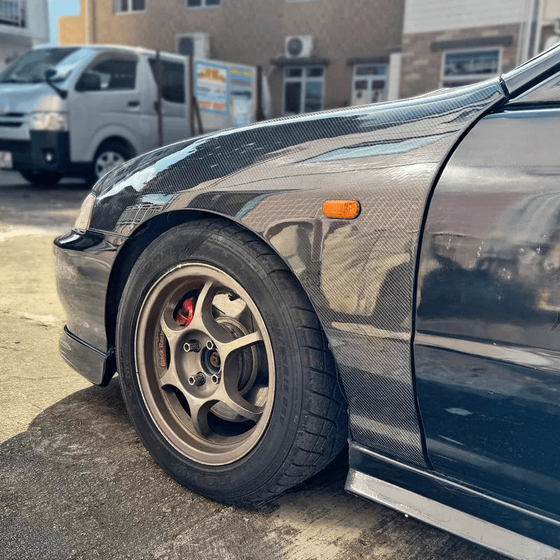 HONDA Integra DC2 JDM OEM Carbon Fiber Front Fenders 1994-2000 Kazento Carbon Parts 车身侧板 Carbon Fiber DC2-FF-OE-JDM-CF