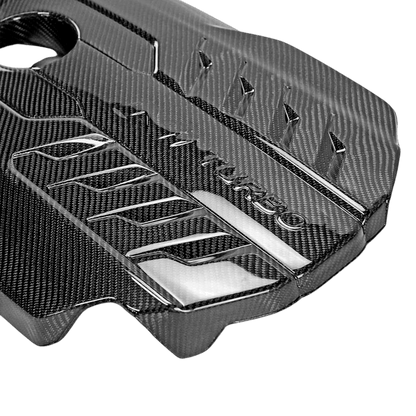 Hyundai I30N Hatchback Engine Plug Cover 2018-2024 Kazento Carbon Parts I30-PLUG-OE-CF