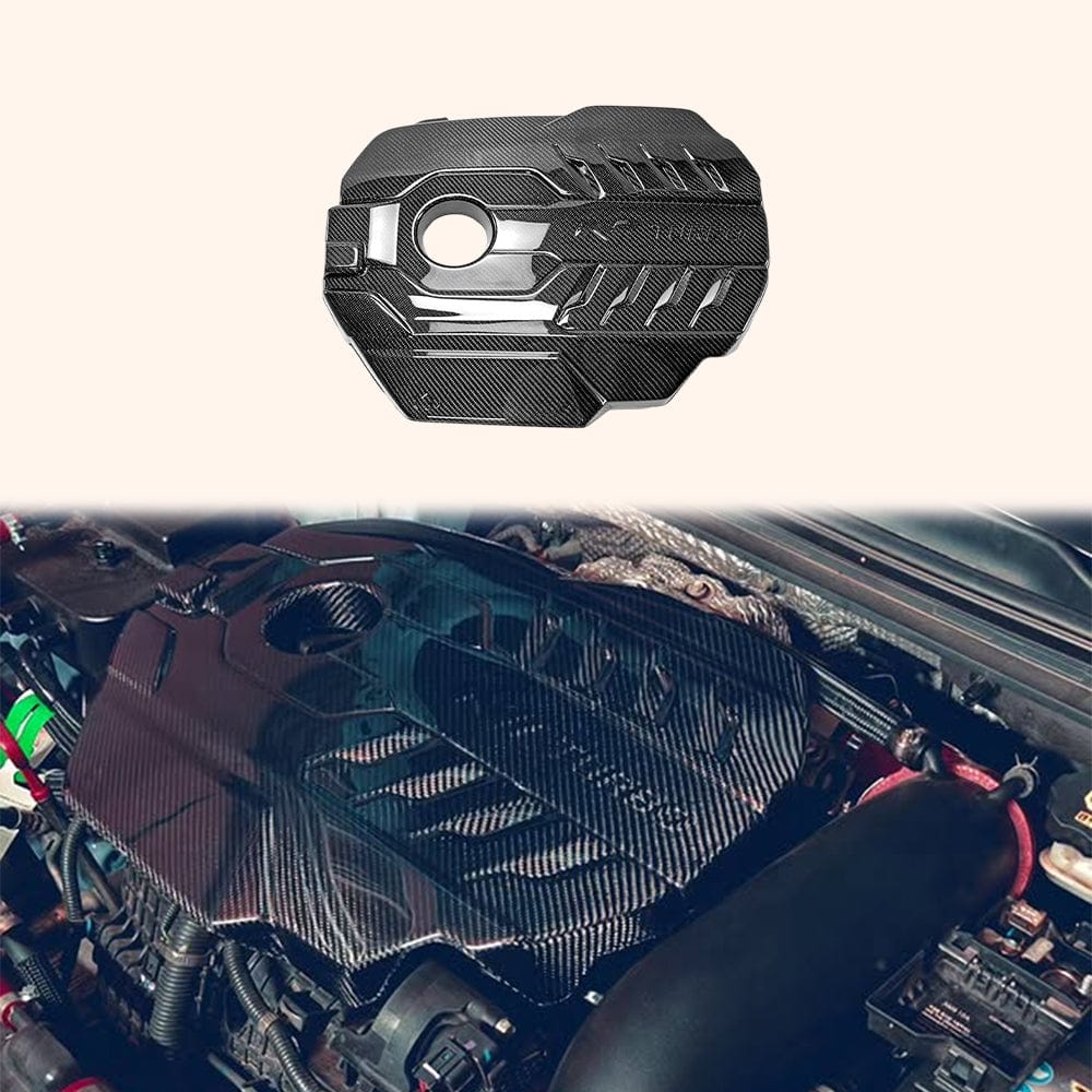 Hyundai I30N Hatchback Engine Plug Cover 2018-2024 Kazento Carbon Parts I30-PLUG-OE-CF