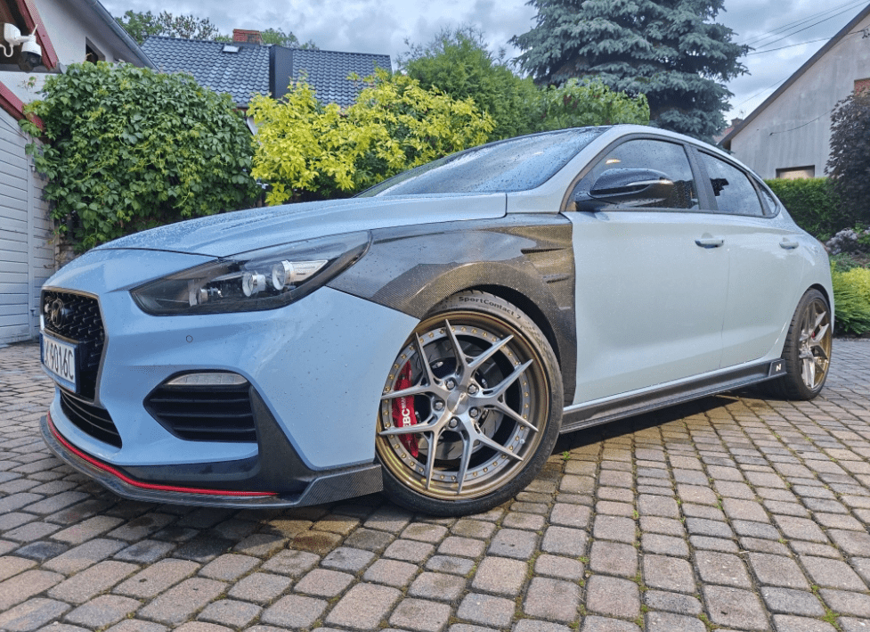 Hyundai I30N Pd Front Fender (Also Fit Elantra Gt Hatch Us Model) Kazento Carbon Parts 车身侧板
