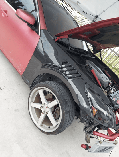 Infiniti G25/G35/G37/Q40 4 Door Sedan Front Vented Fenders 2008-2013 Kazento Carbon Parts 车身侧板