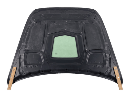 Infiniti G25/G35/G37/Q40 Coupe Clear Glass Vented Hood Bonnet 2008-13 Kazento Carbon Parts Bonnets/Hoods