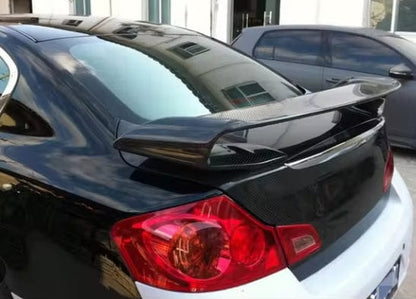 Infiniti G25/G35/G37/Q40 Coupe GTR Style Rear Trunk Spoiler 2008-2013 Kazento Carbon Parts 车身侧板