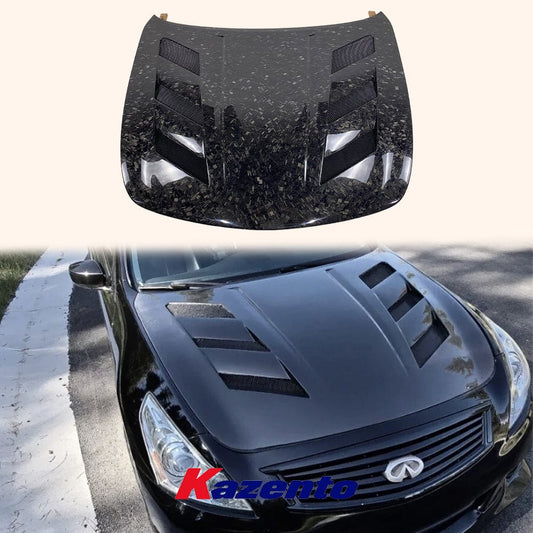 Infiniti G25/G35/G37/Q40 Sedan AMS Style Front Hood Bonnet 2008-2013 Kazento Carbon Parts Bonnets/Hoods