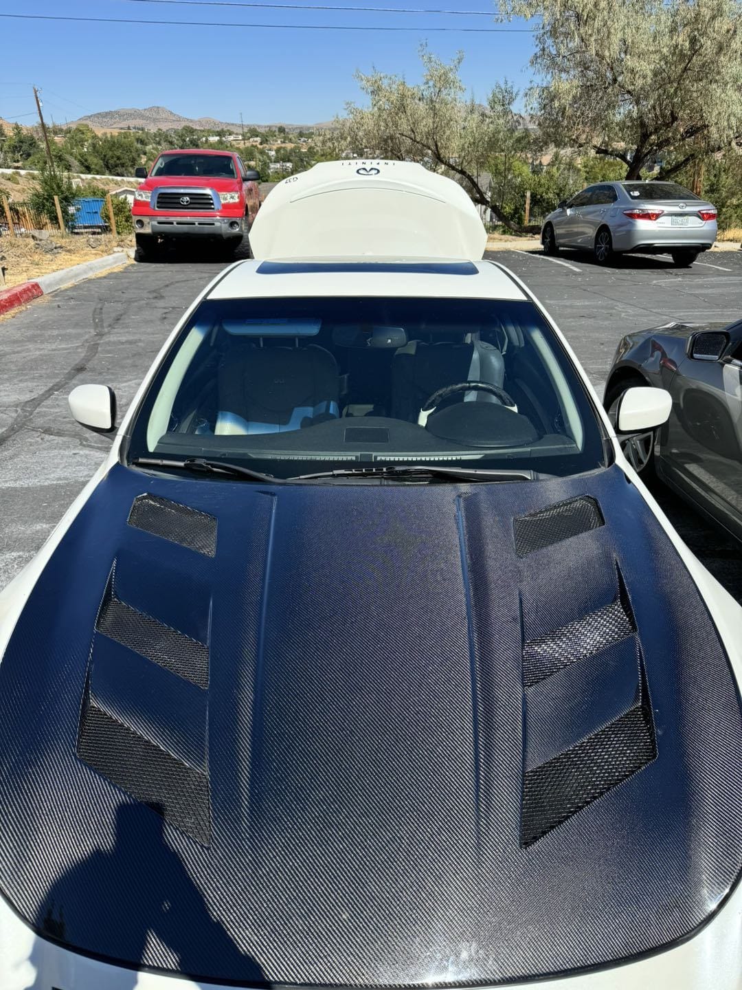 Infiniti G25/G35/G37/Q40 Sedan AMS Style Front Hood Bonnet 2008-2013 Kazento Carbon Parts Bonnets/Hoods
