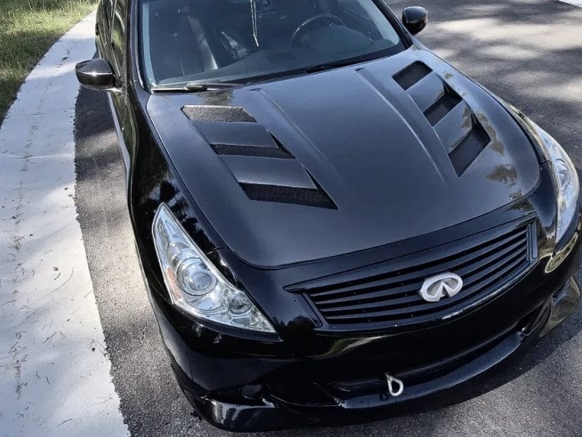 Infiniti G25/G35/G37/Q40 Sedan AMS Style Front Hood Bonnet 2008-2013 Kazento Carbon Parts Bonnets/Hoods