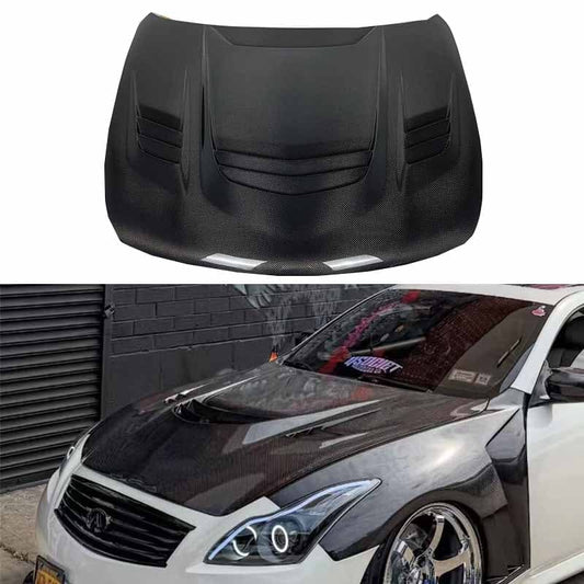 Infiniti G25 G35 G37 Q40 Sedan Attack Style Vented Hood Bonnet 2008-13