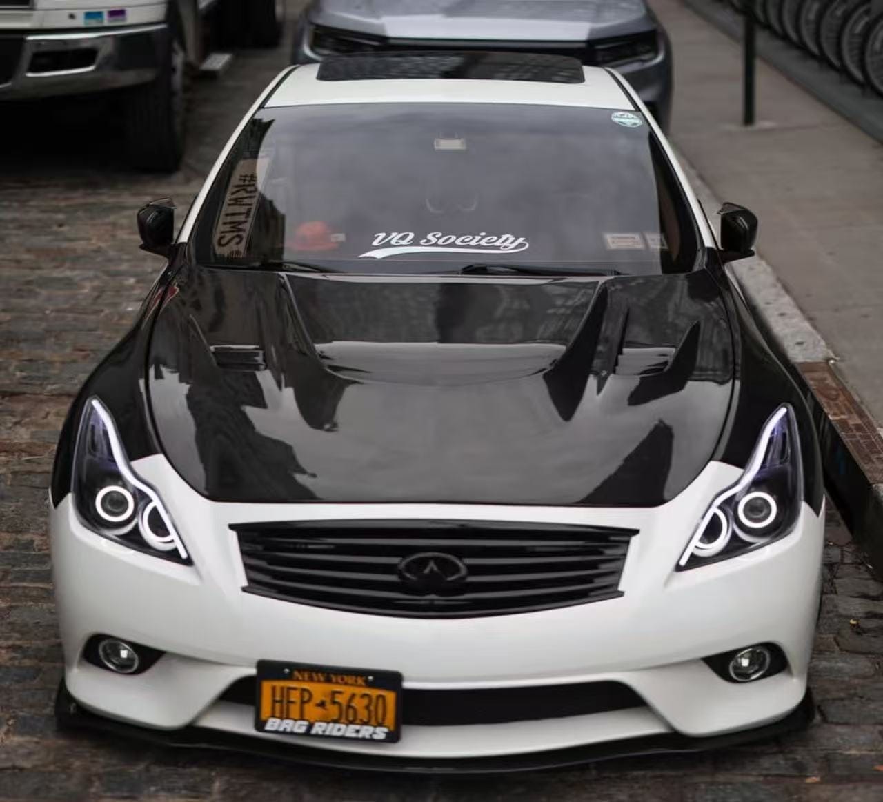 Infiniti G25 G35 G37 Q40 Sedan Attack Style Vented Hood Bonnet 2008-13