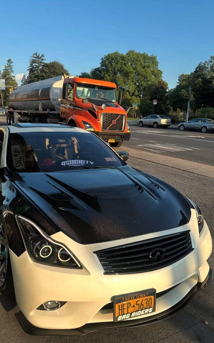 Infiniti G25 G35 G37 Q40 Sedan Attack Style Vented Hood Bonnet 2008-13