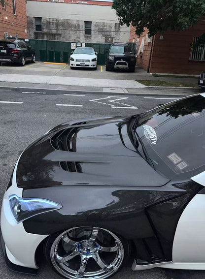 Infiniti G25 G35 G37 Q40 Sedan Attack Style Vented Hood Bonnet 2008-13