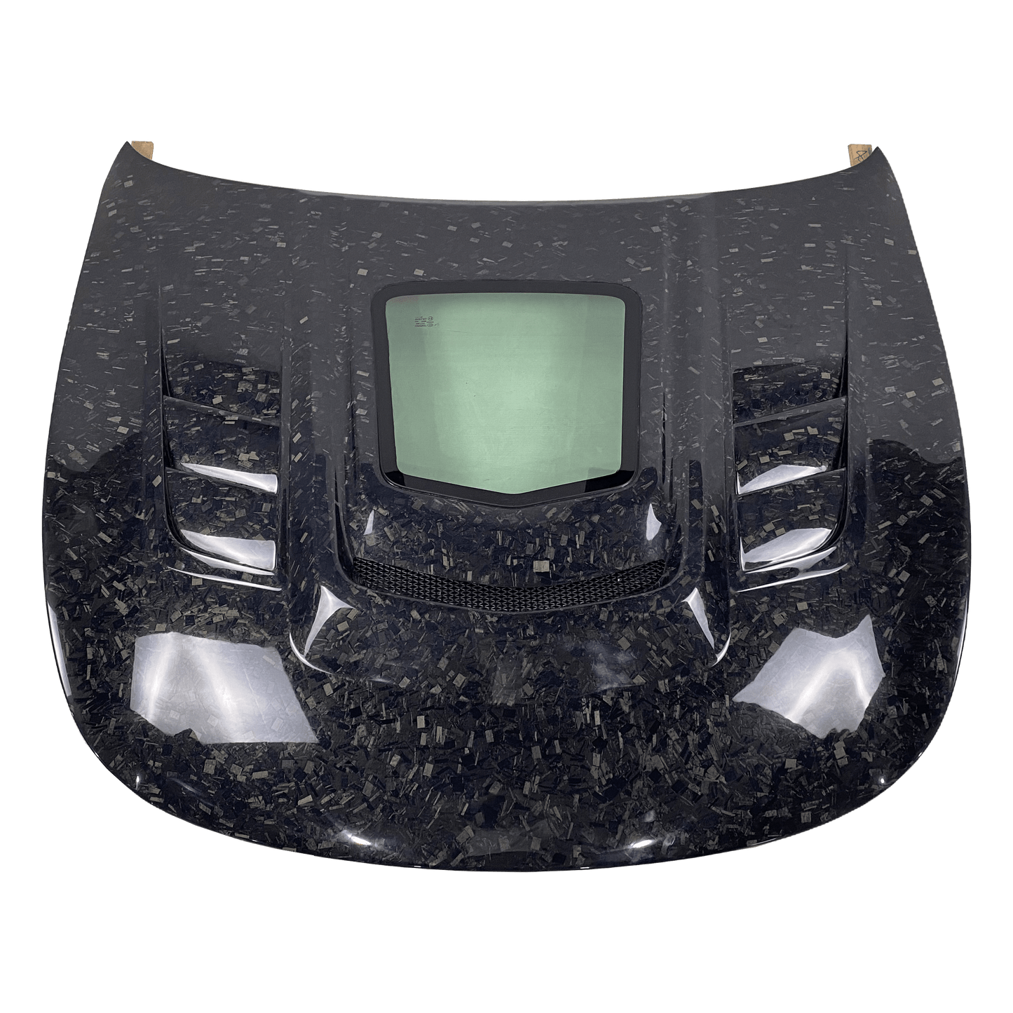 Infiniti G25/G35/G37/Q40 Sedan Clear Glass Vented Hood Bonnet 2008-13 Kazento Carbon Parts Bonnets/Hoods