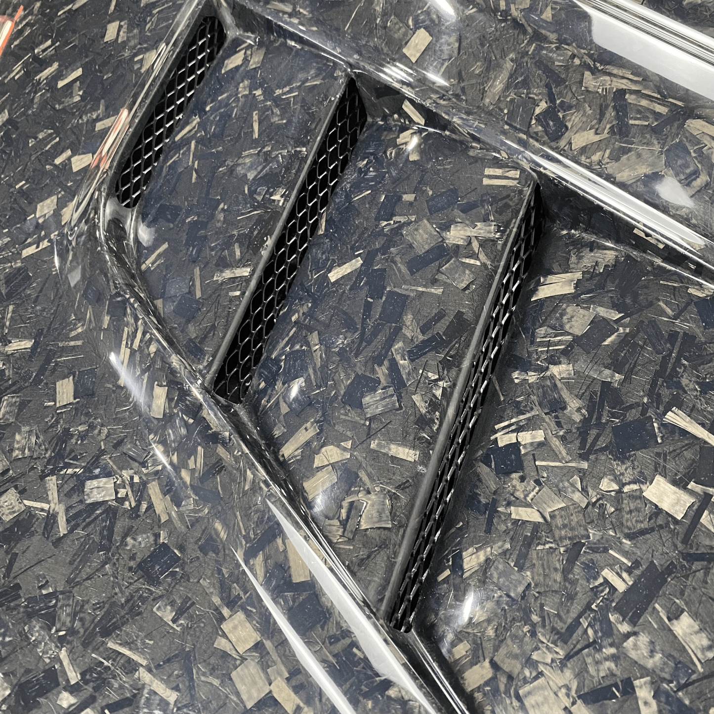 Infiniti G25/G35/G37/Q40 Sedan Clear Glass Vented Hood Bonnet 2008-13 Kazento Carbon Parts Bonnets/Hoods