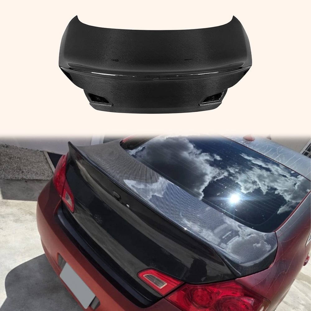 Infiniti G25/G35/G37/Q40 Sedan Ducktail Rear Trunk Boot Lid 2008-2013 (With Camera Hole)