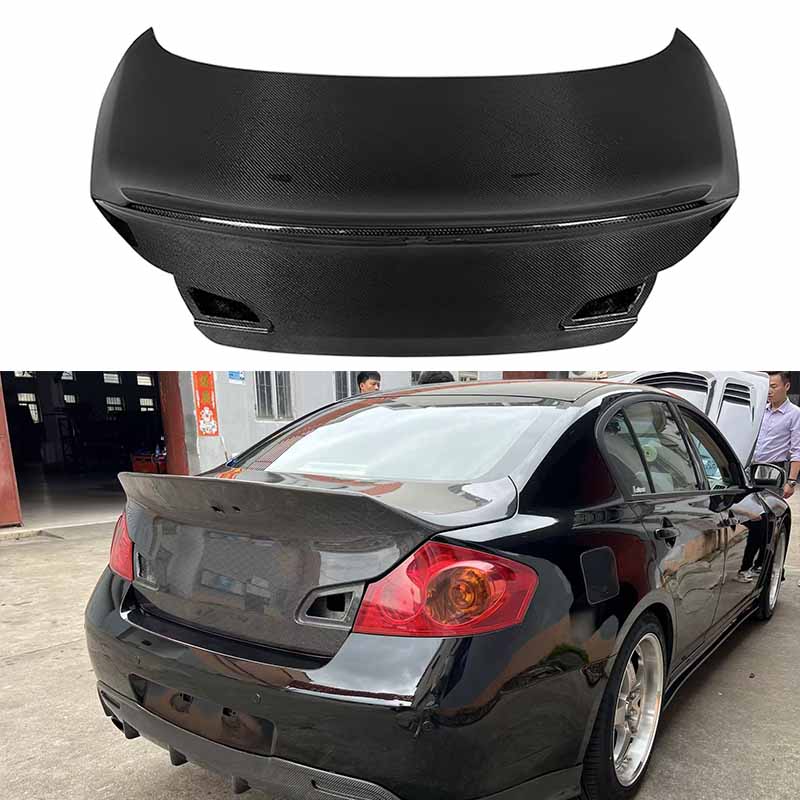 Infiniti G25/G35/G37/Q40 Sedan Ducktail Rear Trunk Boot Lid 2008-2013 (With Camera Hole)