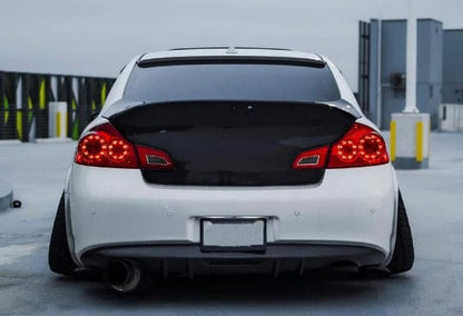 Infiniti G25/G35/G37/Q40 Sedan Rear Trunk Boot Lid 2008-2013 Kazento Carbon Parts 车身侧板