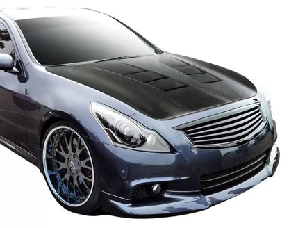 Infiniti G25/G35/G37/Q40 Sedan TS-1 Style Hood 2007-2013 Kazento Carbon Parts Bonnets/Hoods