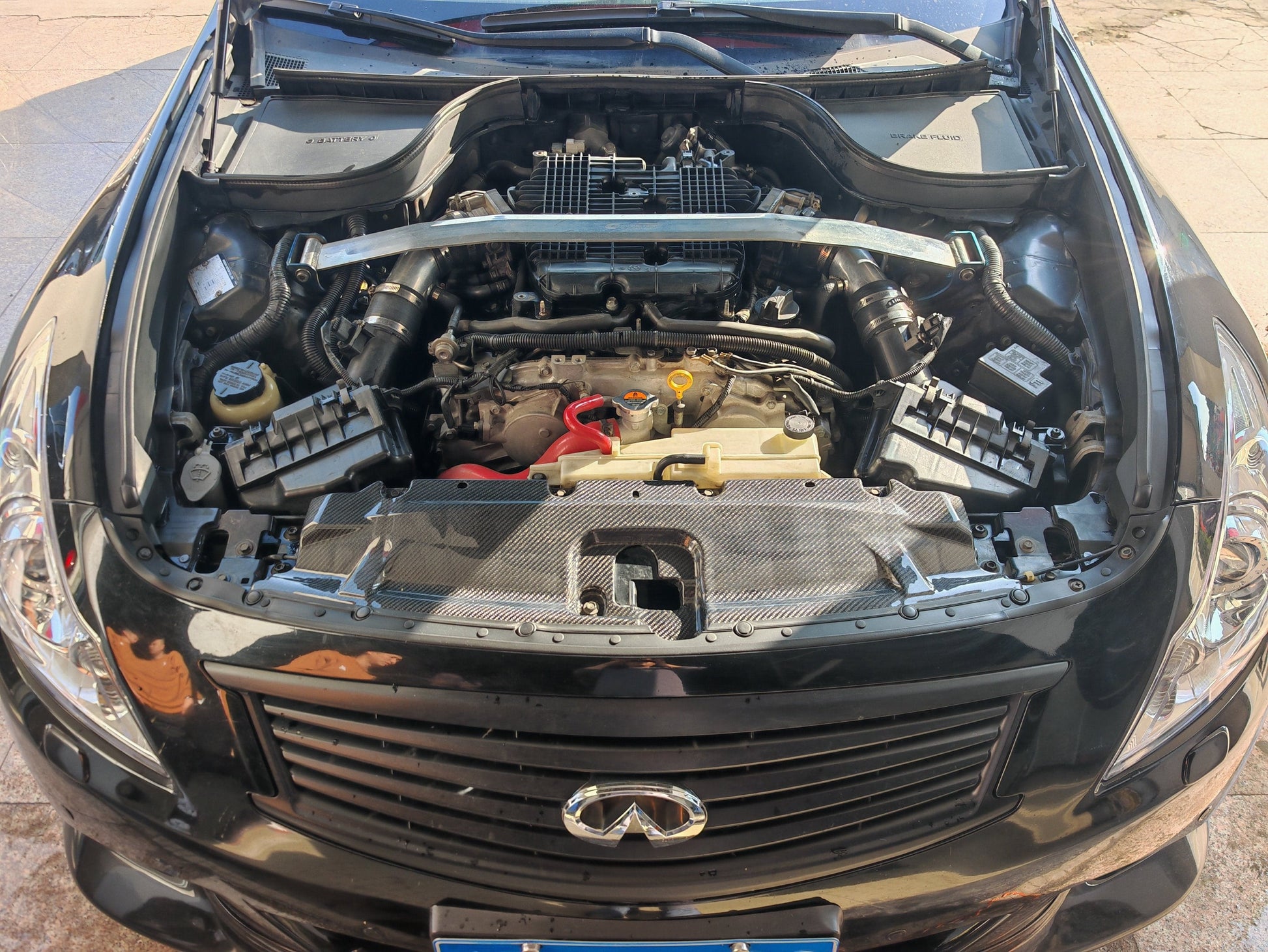 Infiniti G25 G35 G37 Sedan OEM Engine Cooling Panel Radiator Cover 2007-2013