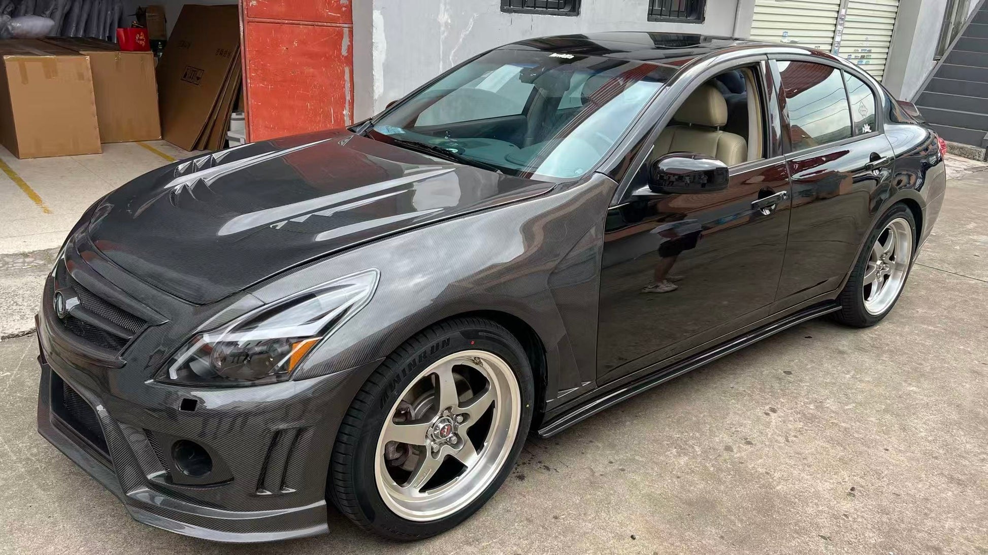 Infiniti G25 G35 G37 Sedan Side Skirts Under Board 2007-2013