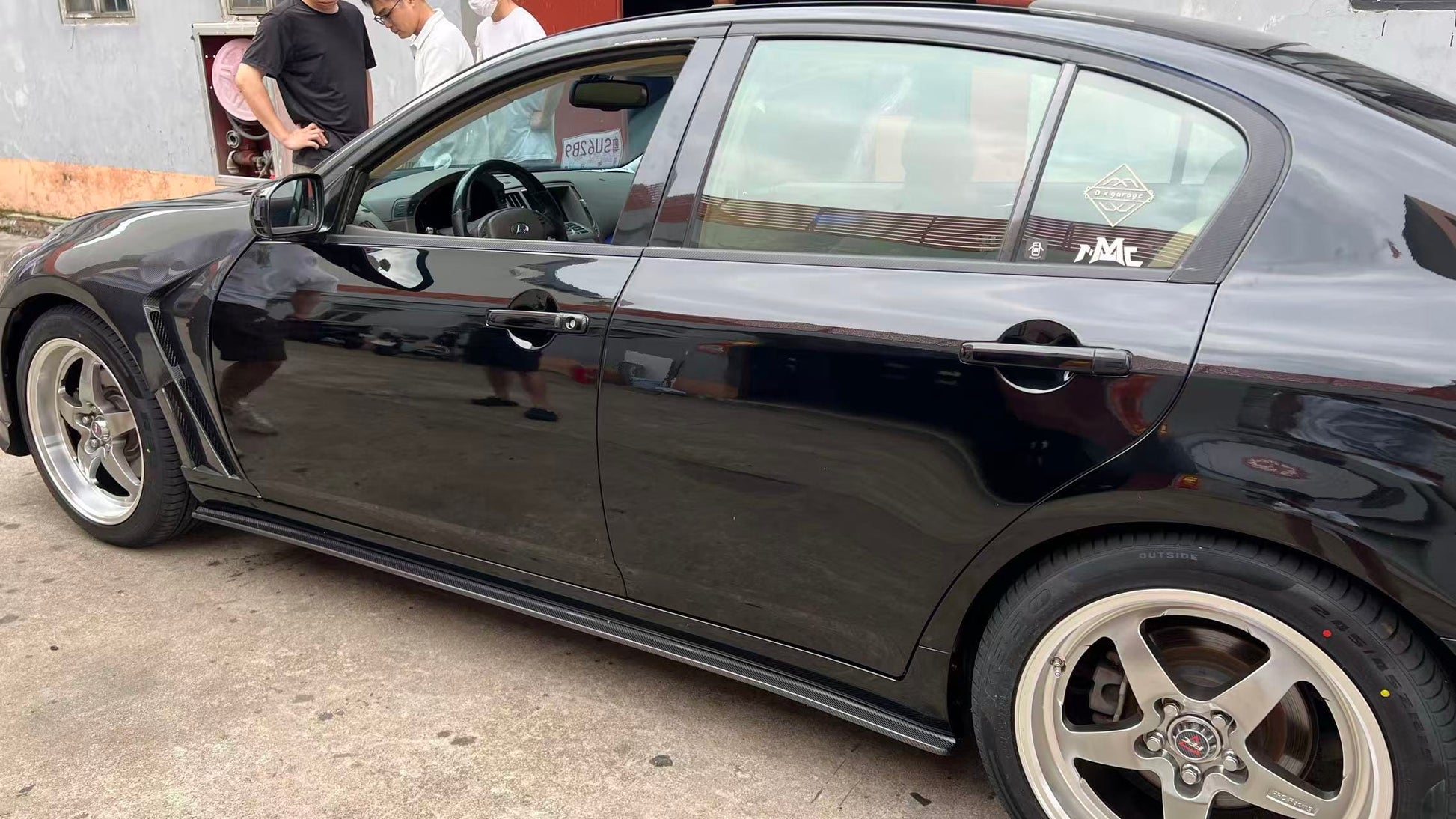 Infiniti G25 G35 G37 Sedan Side Skirts Under Board 2007-2013
