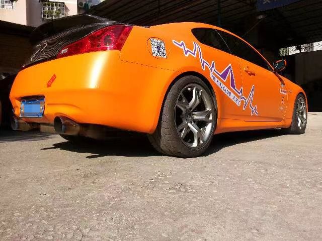 Infiniti G35 Coupe Ducktail Rear Trunk 2003-2007 (With Camera Hole)