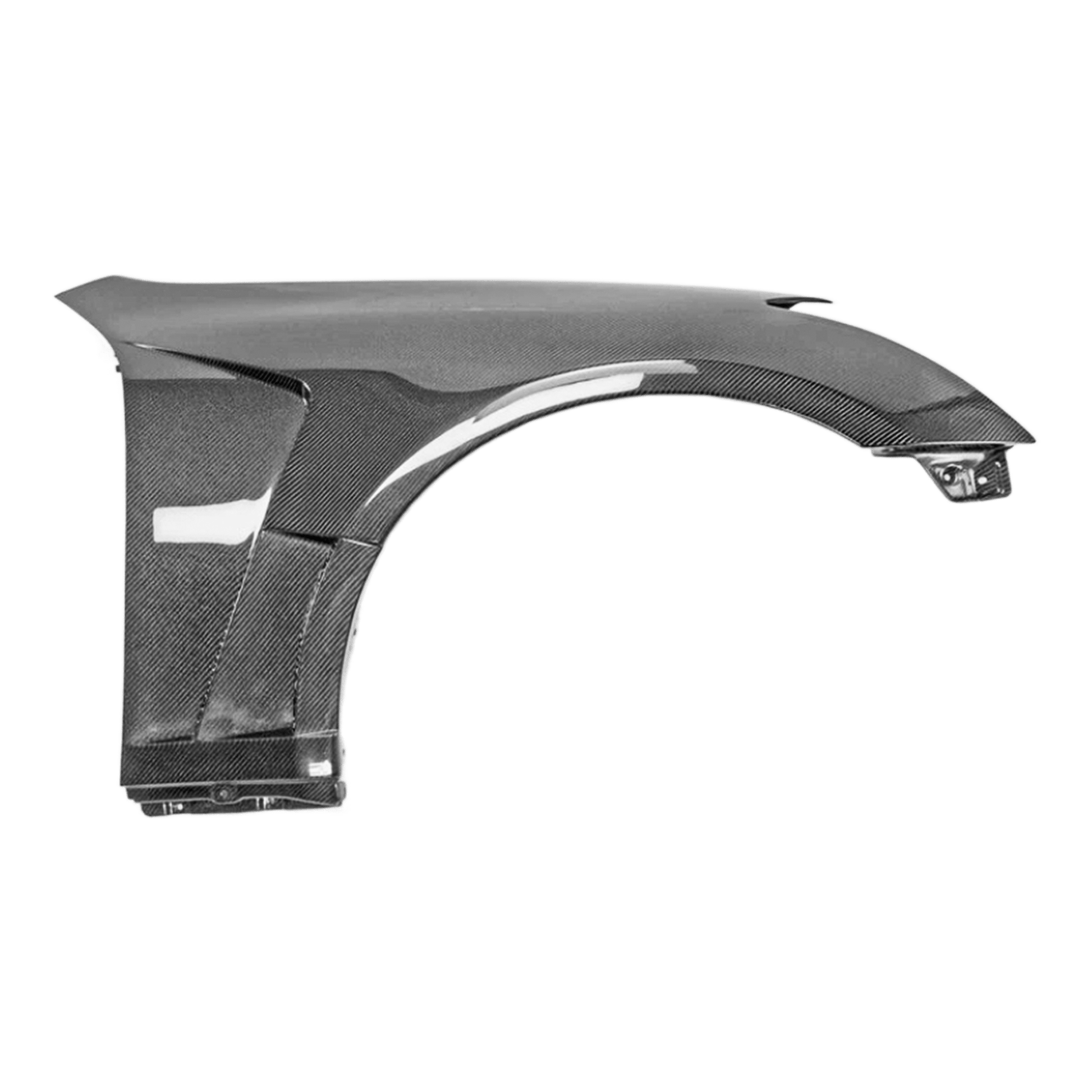 Infiniti G35 V35 2 Door Coupe Front Vented Fenders 2003-2007 Kazento Carbon Parts Carbon Fiber G352DR-FF-EPA1-CF