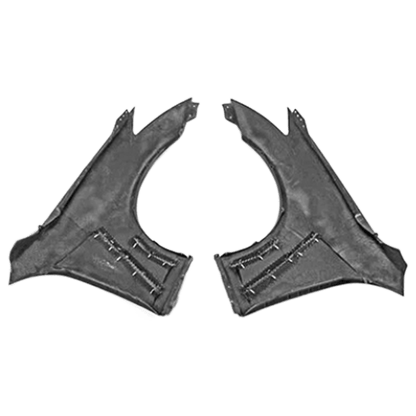 Infiniti G35 V35 2 Door Coupe Front Vented Fenders 2003-2007 Kazento Carbon Parts Carbon Fiber G352DR-FF-EPA1-CF