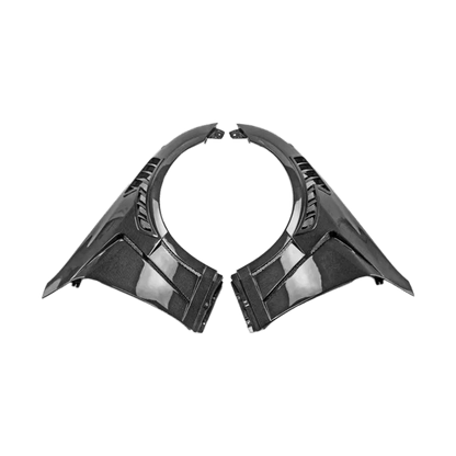 Infiniti G35 V35 2 Door Coupe Front Vented Fenders 2003-2007 Kazento Carbon Parts Carbon Fiber G352DR-FF-EPA2-CF
