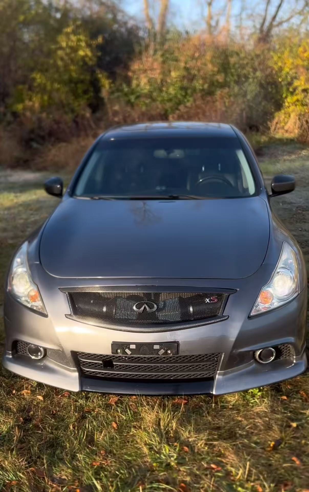 Infiniti G37 Coupe Sedan KZ Style Front Bumper Grille 2008-2013