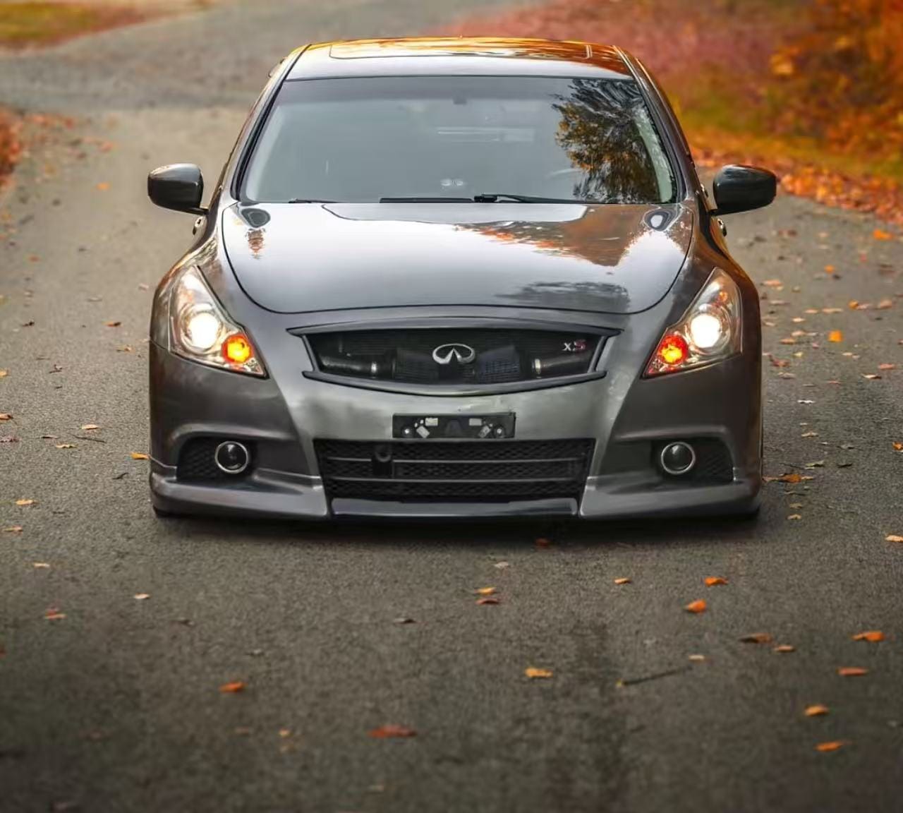 Infiniti G37 Coupe Sedan KZ Style Front Bumper Grille 2008-2013