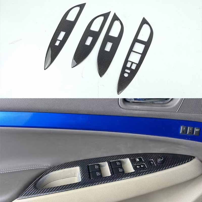 Infiniti G37 G35 G25 Sedan Front & Rear door window switch trim 4Pcs