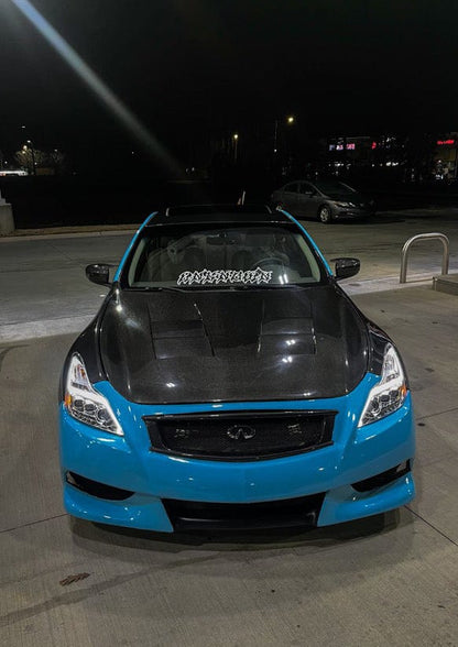 Infiniti G37 Q40 2 Door Coupe Front Vented Fenders 2008-2013 Kazento Carbon Parts 车身侧板