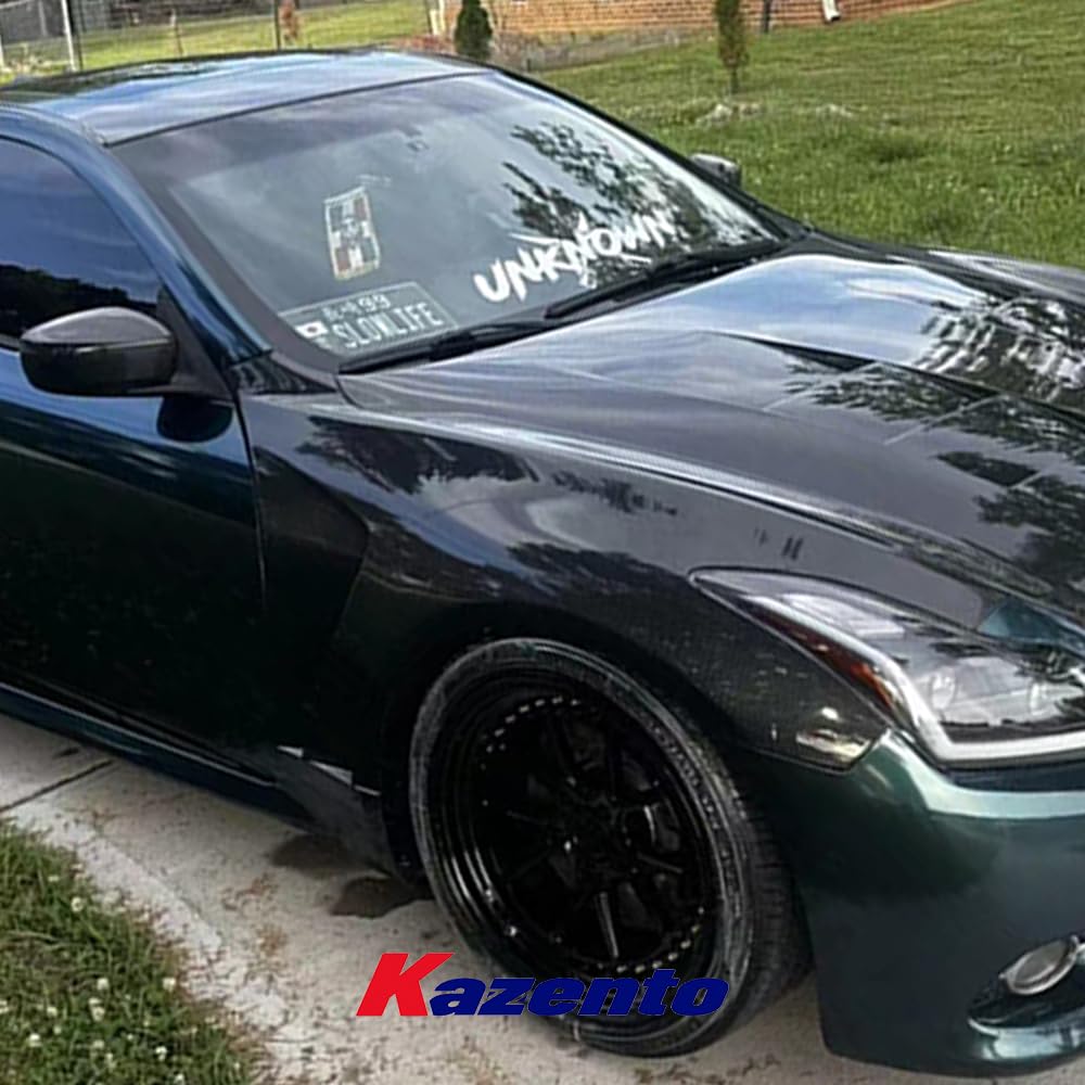 Infiniti G37 Q40 2 Door Coupe Front Vented Fenders 2008-2013 Kazento Carbon Parts 车身侧板
