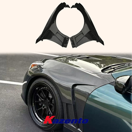 Infiniti G37 Q40 2 Door Coupe Front Vented Fenders 2008-2013 Kazento Carbon Parts 车身侧板