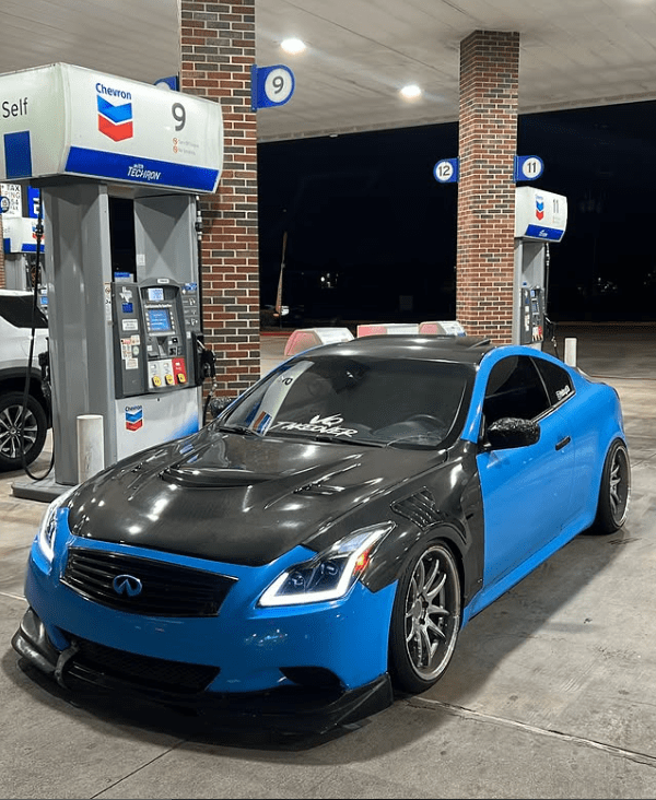 Infiniti G37 Q40 2 Door Coupe Front Vented Fenders 2008-2013 Kazento Carbon Parts 车身侧板