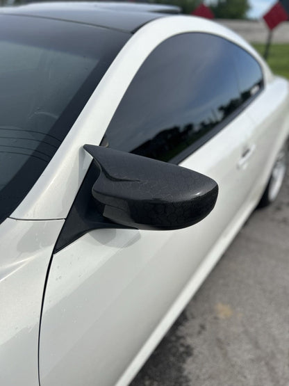 Infiniti G37 Q40 2 Door Coupe Side Mirror Cover Kazento Carbon Parts 车身侧板