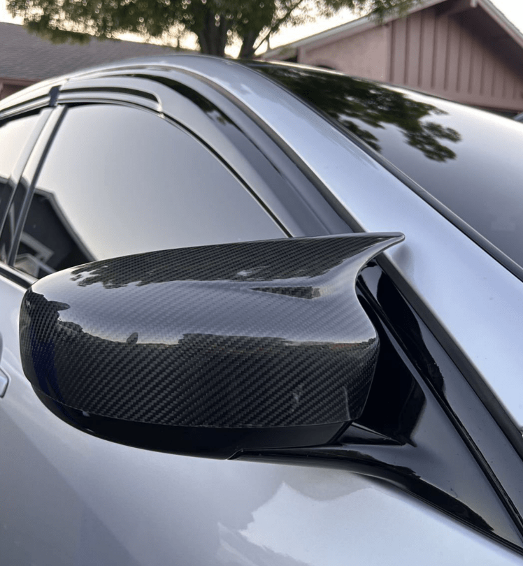 Infiniti G37 Q40 2 Door Coupe Side Mirror Cover Kazento Carbon Parts 车身侧板