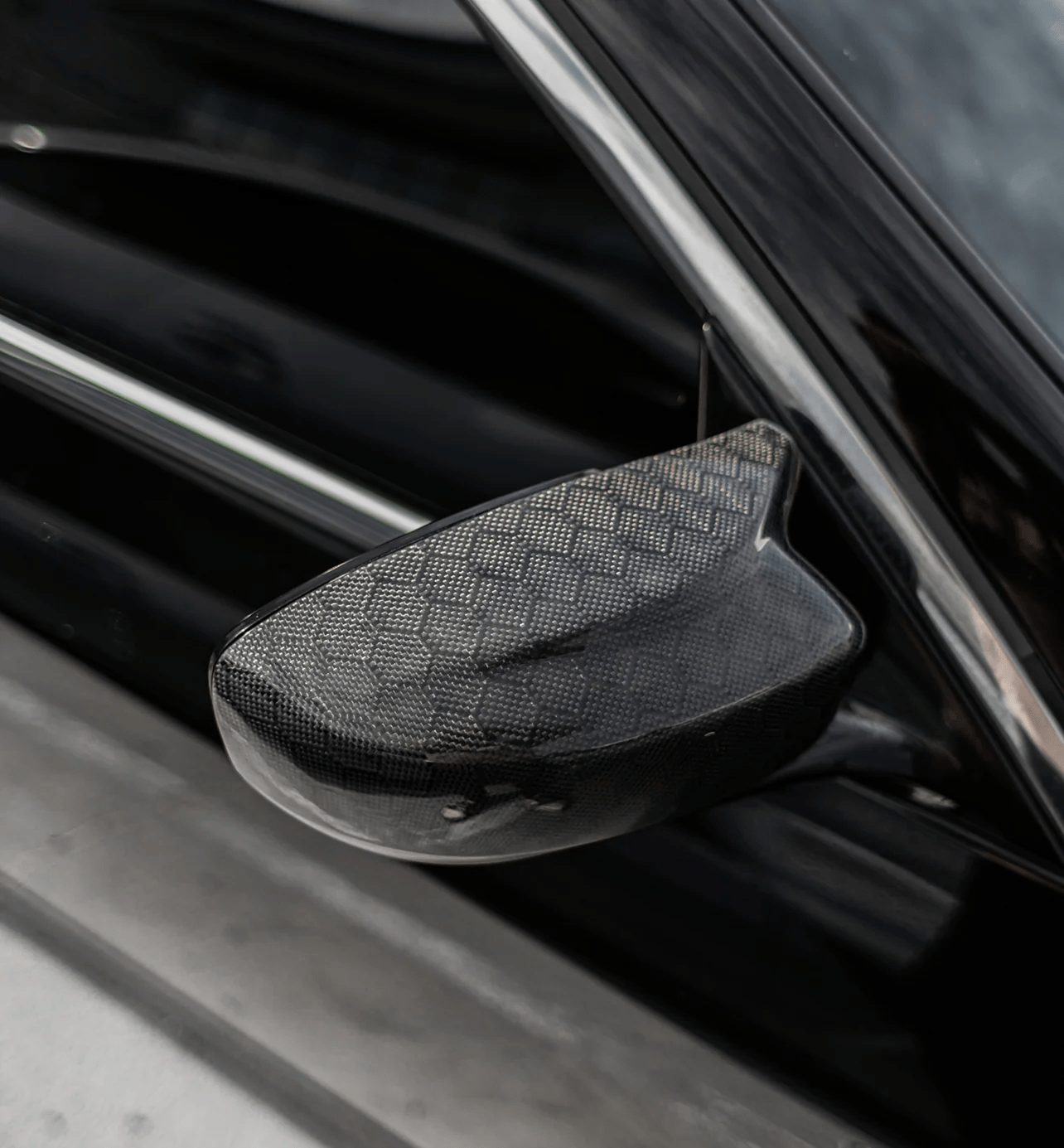 Infiniti G37 Q40 2 Door Coupe Side Mirror Cover Kazento Carbon Parts 车身侧板